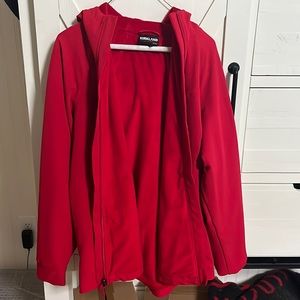 Red Kirkland XL fleece jacket